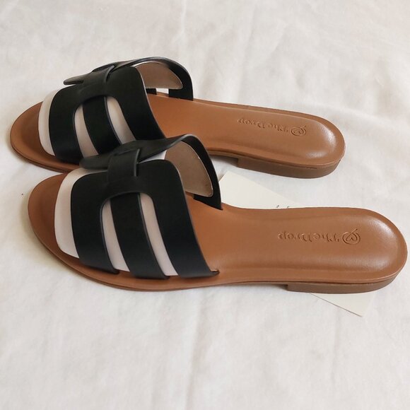 The Drop Women's Monika Flat H-Band Slide Sandal - Picture 3 of 7